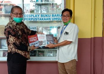 Anggota Komisi Yudisial Sumbang Buku ke Perpustakaan UMSU