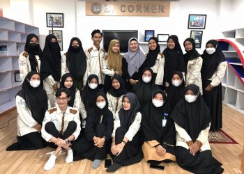 RELAWAN PERPUSTAKAAN UMSU GELAR  PELATIHAN PUBLIC SPEAKING DI BI CORNER UMSU