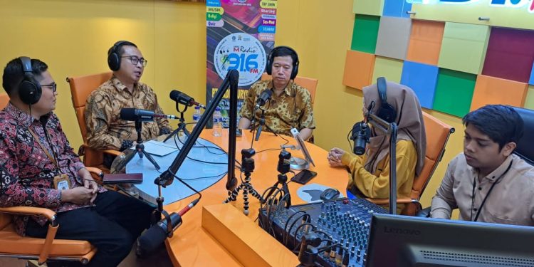 Siaran di Radio, Perpustakaan UMSU dan Kubuku Bahas Transformasi Buku Digital