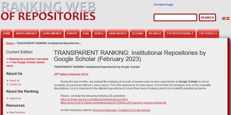 Repository UMSU Meraih Peringkat 3 di Sumatera Utara berdasarkan Webiometrics Repository Ranking : Februari 2023