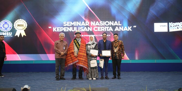 Dorong Hadirnya Penulis Cerita Anak, Perpustakaan UMSU Hadirkan Gol A Gong