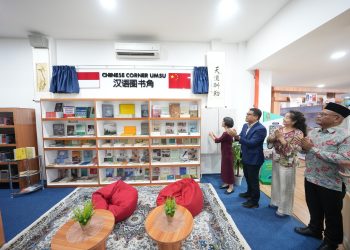 Peresmian Chinese Corner Perpustakaan UMSU