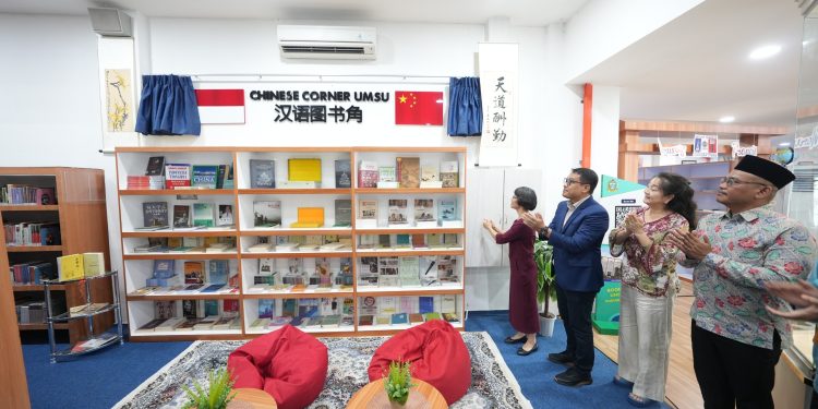 Peresmian Chinese Corner Perpustakaan UMSU