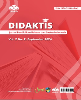 Didaktis Jurnal Pendidikan Bahasa dan Sastra Indonesia – Perpustakaan UMSU