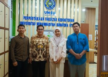Penyerahan SK Plt Koordinator Perpustakaan Cabang Fakultas Kedokteran UMSU