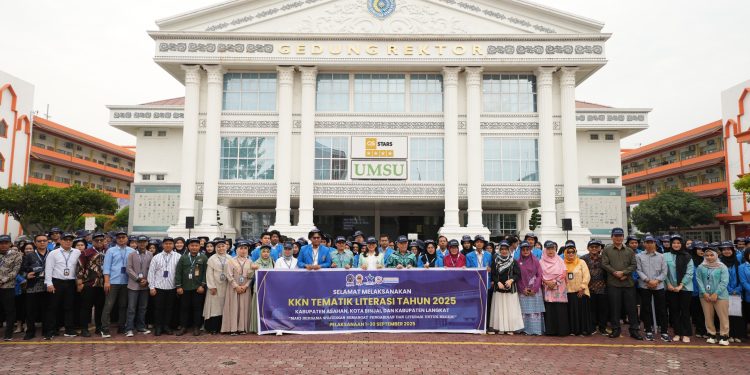 UMSU Berangkatkan 255 Mahasiswa dalam KKN Tematik Literasi, Siap Wujudkan Pengabdian dan Gerakan Literasi di Sumatera Utara