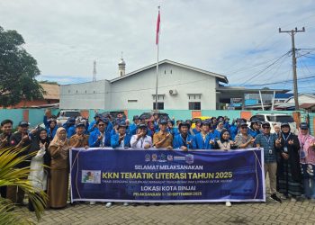 Kadis Perpustakaan Binjai Terima Mahasiswa KKN Tematik Literasi UMSU