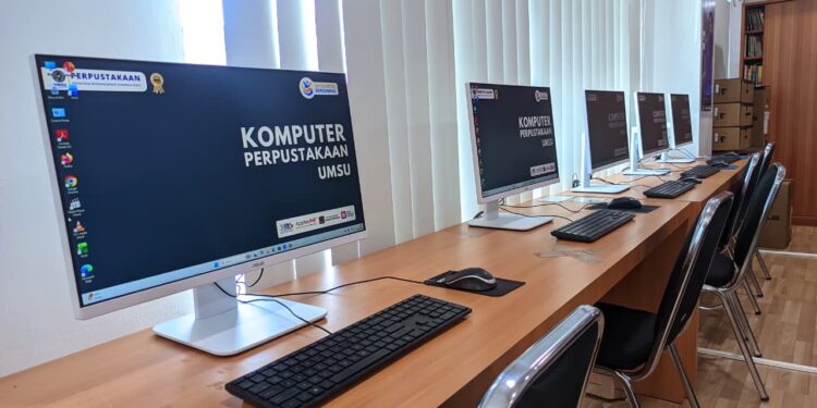 Perpustakaan UMSU Hadirkan Komputer Baru untuk Penguatan Layanan Digital bagi Pemustaka Sambut Semester Genap