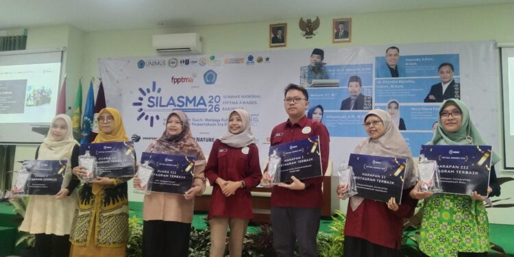 PERPUSTAKAAN UMSU RAIH JUARA 1 INSTAGRAM TERBAIK DAN JUARA HARAPAN 2 WEBSITE TERBAIK PADA FPPTMA AWARDS 2026