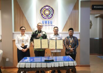 Perpustakaan UMSU Jalin PKS dengan Dinas Perpustakaan dan Arsip Deli Serdang